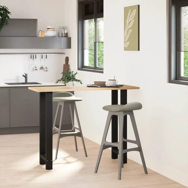 vidaXL Πόδια τραπεζιού μπαρ Μαύρο 2 τεμ. 50x(100-101) εκ. Ατσάλι