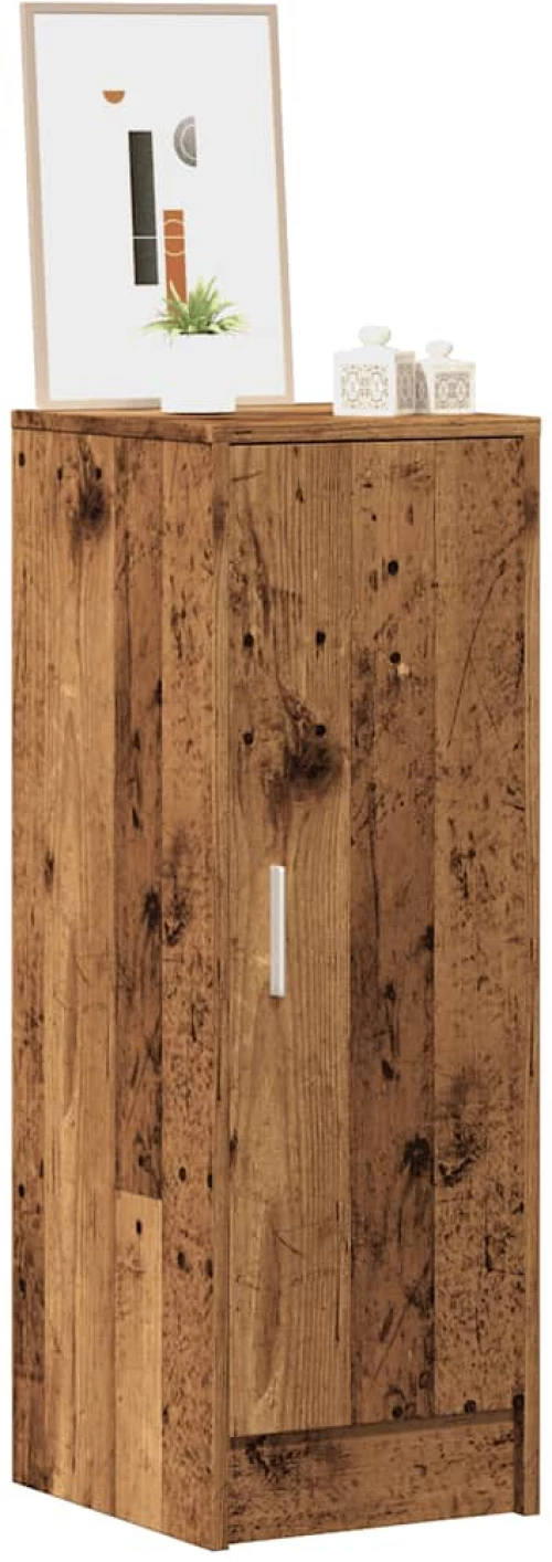 ντουλάπι παπουτσιών vidaXL Παλιό ξύλο 32x35x92 cm Κατασκευασμένο ξύλο