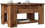 vidaXL Τραπεζάκι σαλονιού Παλιό ξύλο 79x49x41 cm Ξύλο μηχανής