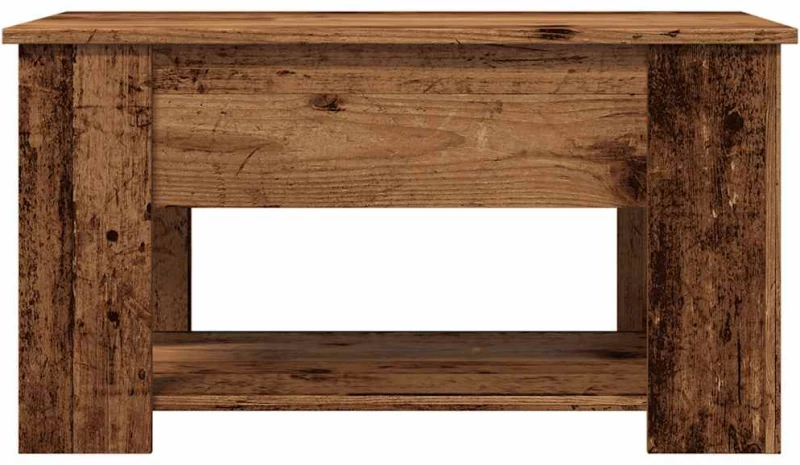 vidaXL Τραπεζάκι σαλονιού Παλιό ξύλο 79x49x41 cm Ξύλο μηχανής