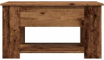 vidaXL Τραπεζάκι σαλονιού Παλιό ξύλο 79x49x41 cm Ξύλο μηχανής