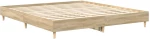 vidaXL Πλαίσιο Κρεβατιού Χωρ. Στρώμα Sonoma Δρυς 160x200 εκ. Επ. Ξύλο