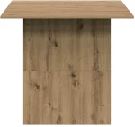 vidaXL Τραπεζαρία Artisan Oak 180x90x76 cm Ξύλινη κατασκευή