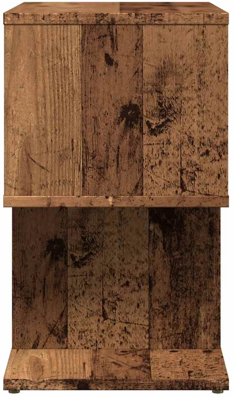 vidaXL Κομοδίνο παλιό ξύλο 50x30x51,5 cm Κατασκευασμένο ξύλο