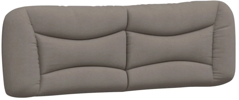 vidaXL Κρεβάτι Taupe 160x200 εκ. Υφασμάτινο