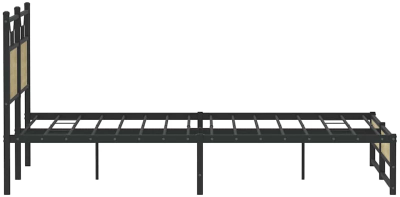 vidaXL Πλαίσιο Κρεβατιού Χωρ. Στρώμα Sonoma Δρυς 150x200εκ. Επ. Ξύλο