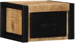 vidaXL Κομοδίνο 40x35x25 cm Στερεό ακατέργαστο ξύλο Mango