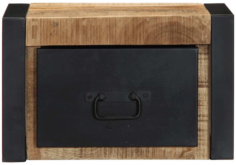 vidaXL Κομοδίνο 40x35x25 cm Στερεό ακατέργαστο ξύλο Mango