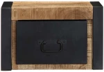 vidaXL Κομοδίνο 40x35x25 cm Στερεό ακατέργαστο ξύλο Mango