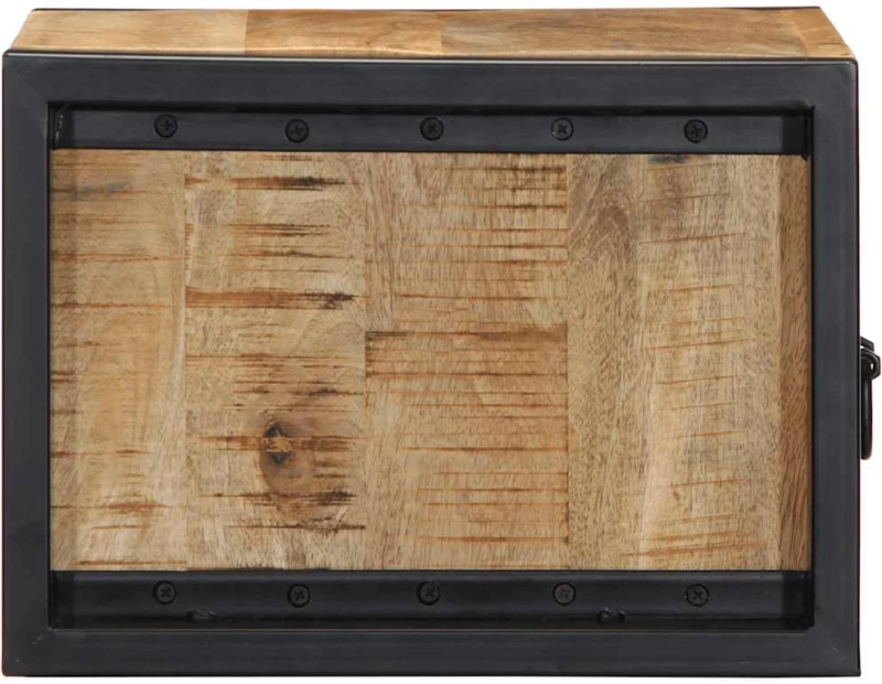 vidaXL Κομοδίνο 40x35x25 cm Στερεό ακατέργαστο ξύλο Mango