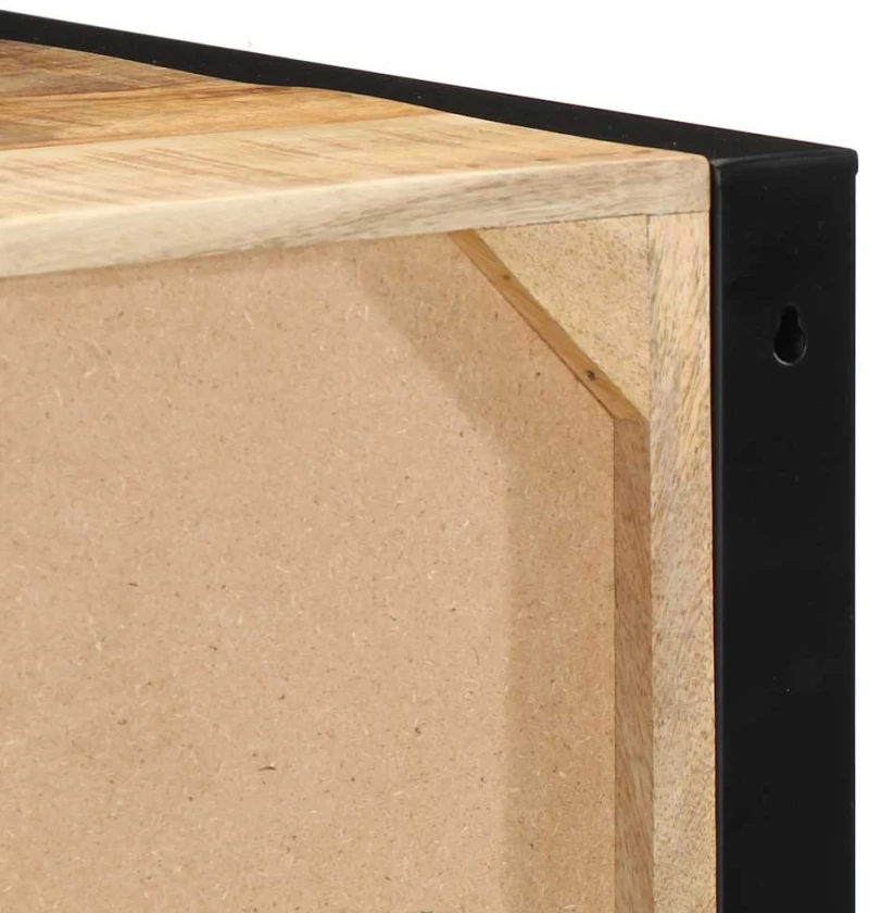 vidaXL Κομοδίνο 40x35x25 cm Στερεό ακατέργαστο ξύλο Mango