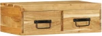 vidaXL Επίτοιχο ντουλάπι τηλεόρασης 60x30x19 cm Μασίφ ξύλο ακακίας