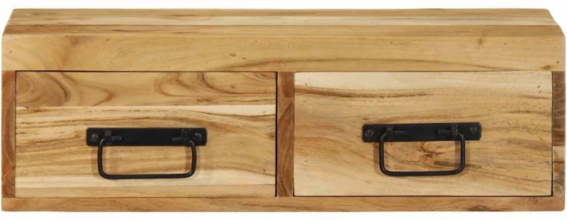 vidaXL Επίτοιχο ντουλάπι τηλεόρασης 60x30x19 cm Μασίφ ξύλο ακακίας