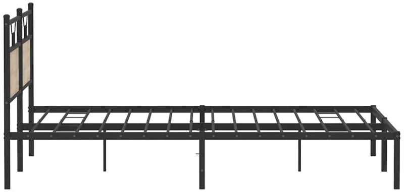vidaXL Πλαίσιο Κρεβατιού Χωρ. Στρώμα Sonoma Δρυς 183x203 εκ. Επ. Ξύλο