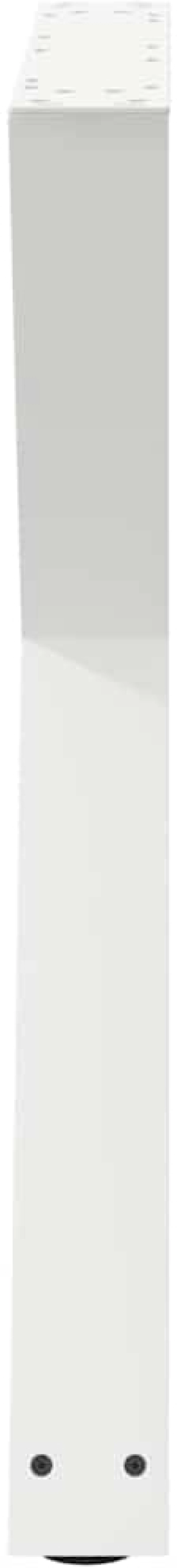 vidaXL Πόδια τραπεζαρίας 2 τεμάχια Λευκό 70x(72-73,3) cm Ατσάλι