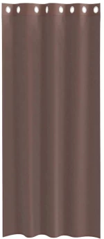 vidaXL Κουρτίνες Voile με ροδέλες 2 τεμάχια Καφέ 140x225 εκ.