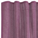 vidaXL Κουρτίνες Voile με βρόχους 2 τεμάχια Μοβ 140x245 εκ.