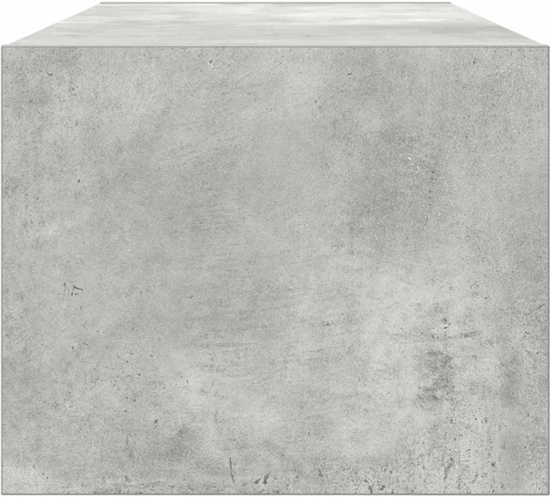 vidaXL Έπιπλο Τηλεόρασης Γκρι Σκυροδέματος 80x31x25,5εκ. Επεξεργ. Ξύλο