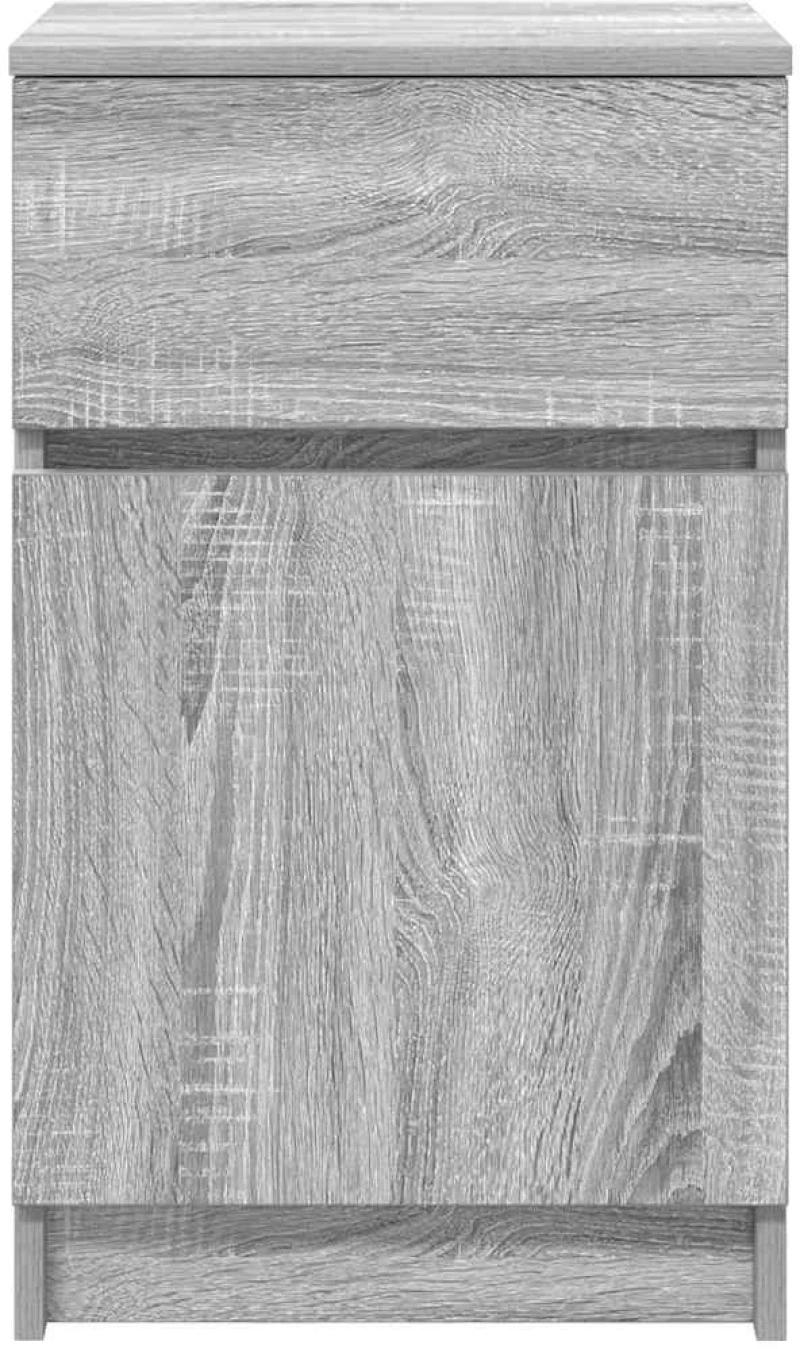 vidaXL Κομοδίνο Γκρι Sonoma 39x35x65 εκ. από Επεξεργασμένο Ξύλο
