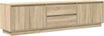 vidaXL Έπιπλο Τηλεόρασης με LED Sonoma Δρυς 193,5x41x50 εκ.