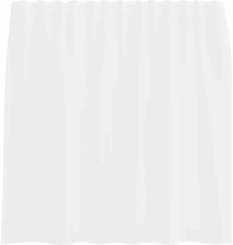 vidaXL Κουρτίνες Voile με βρόχους 2 τεμάχια Λευκό 140x140 cm