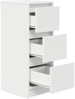 vidaXL Ντουλάπι Λευκή 29,5x34x76 εκ. από Επεξεργασμένο Ξύλο