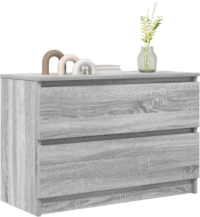 vidaXL Έπιπλο Τηλεόρασης Γκρι Sonoma 80x35x54 εκ. από Επεξεργ. Ξύλο