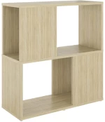 vidaXL Βιβλιοθήκη Sonoma Δρυς 60 x 24 x 63 εκ. Μοριοσανίδα