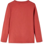 Μπλουζάκι Παιδικό Μακρυμάνικο Χρώμα Burnt Red 116