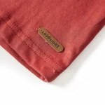 Μπλουζάκι Παιδικό Μακρυμάνικο Χρώμα Burnt Red 116