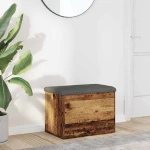 Πάγκος αποθήκευσης vidaXL Παλιό ξύλο 62x42x45 cm Κατασκευασμένο ξύλο