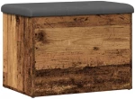 Πάγκος αποθήκευσης vidaXL Παλιό ξύλο 62x42x45 cm Κατασκευασμένο ξύλο