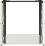 vidaXL Ραφιέρα Καυσόξυλων 40x40x40 εκ. από Ανοξείδωτο ατσάλι