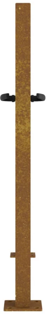 vidaXL Πύλη Κήπου 105x80 εκ. από Ατσάλι Corten