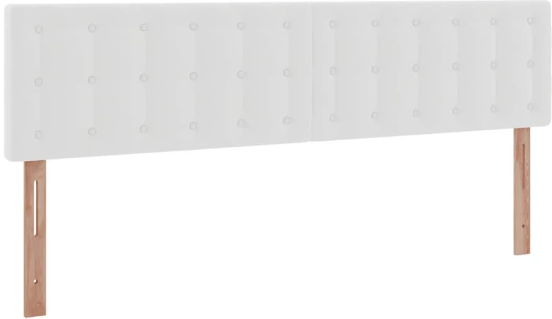 vidaXL Οθωμανικό κρεβάτι με στρώματα Λευκό 180x200cm Faux Leather