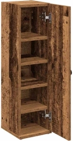 vidaXL Ντουλάπι μπάνιου με θήκη για ρολά 20,5x22x72 εκ.