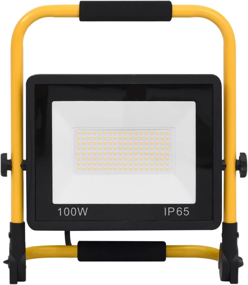 vidaXL Προβολέας LED με Λαβή Ψυχρό Λευκό 100 W