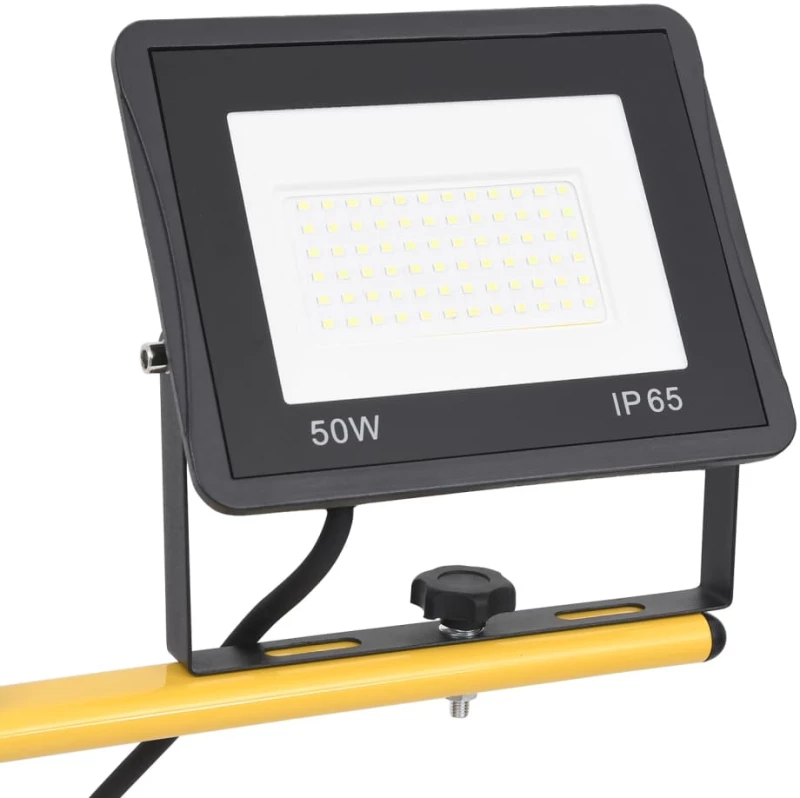 vidaXL Προβολέας LED με Τρίποδο Ψυχρό Λευκό 2 x 50 W