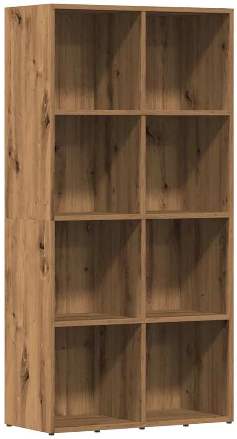 vidaXL Ντουλάπι βιβλίων Artisan Oak 66x30x130 cm Κατασκευασμένο ξύλο