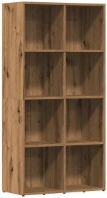 vidaXL Ντουλάπι βιβλίων Artisan Oak 66x30x130 cm Κατασκευασμένο ξύλο