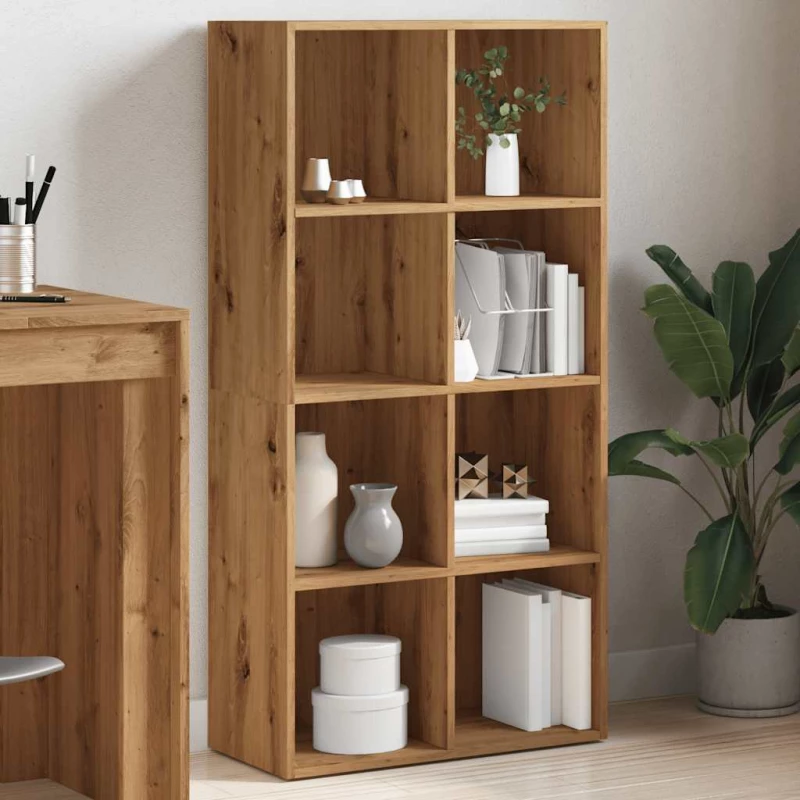 vidaXL Ντουλάπι βιβλίων Artisan Oak 66x30x130 cm Κατασκευασμένο ξύλο