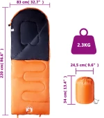 vidaXL Υπνόσακος Ενηλίκων για Κάμπινγκ 3-4 Εποχές
