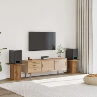 vidaXL Βάσεις Ηχείων 2 τεμ. Αρτισιανή Δρυς 30x30x40 εκ. Επεξ. Ξύλο