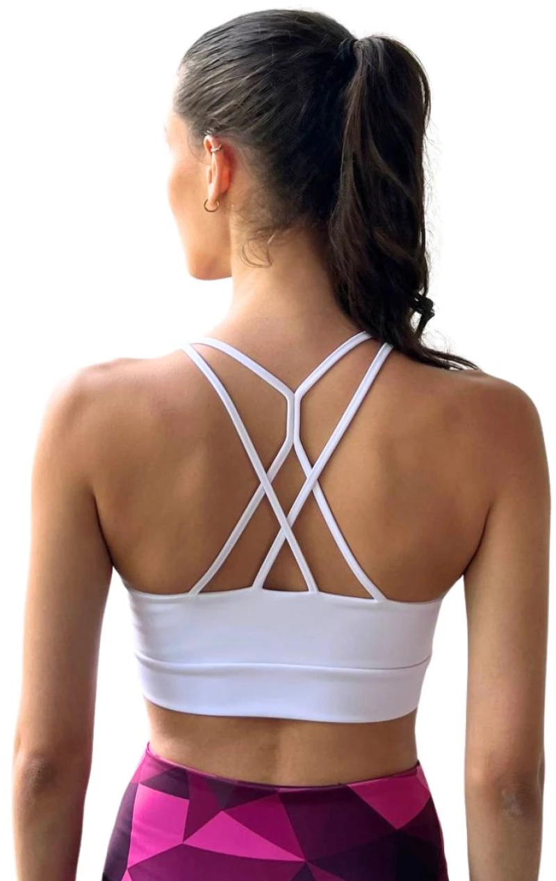 4 String Sports Bra Lismina 246 White