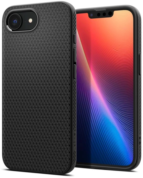 Spigen Liquid Air MagSafe matte black-Apple iPhone 16e (ACS09151)