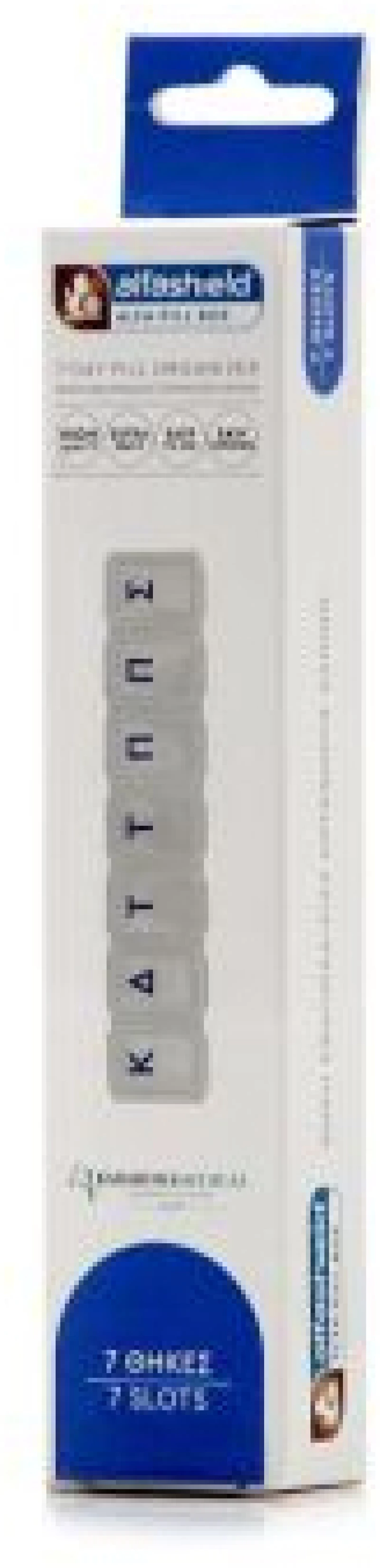 Alfashield | 7-day Pill Organizer Θήκη 7 Θέσεων Εβδομαδιαίας Οργάνωσης Χαπιών | 1τμχ