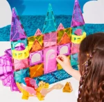 Magna-Tiles μαγνητικά Πλακίδια σετ Castle DLX 48τμχ