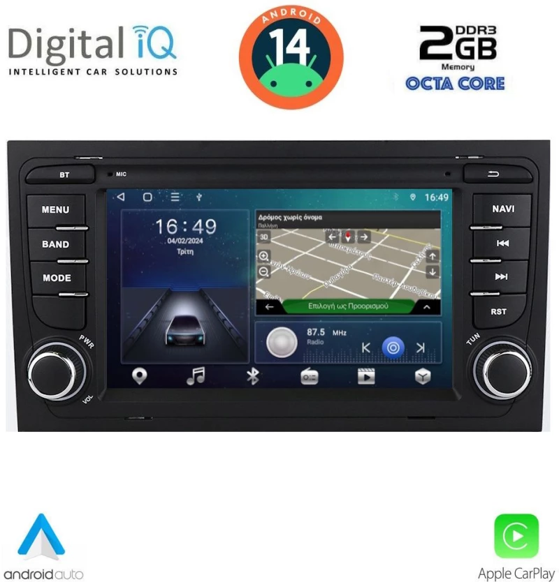 DIGITAL IQ ZSF 350_CPA (7" DECK) MULTIMEDIA OEM for AUDI A4 mod. 2002-2008