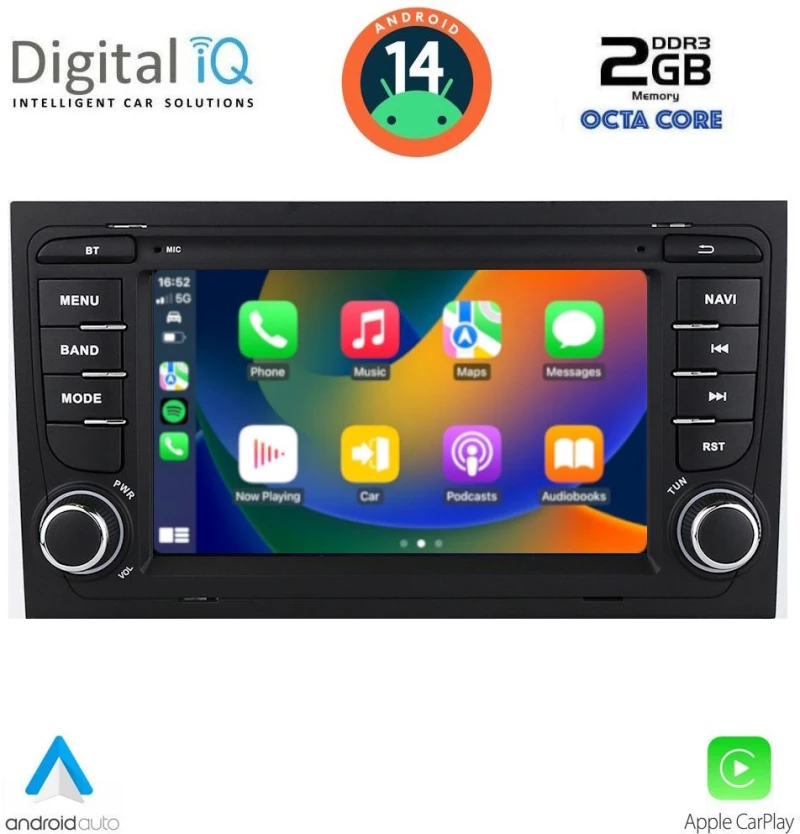 DIGITAL IQ ZSF 350_CPA (7" DECK) MULTIMEDIA OEM for AUDI A4 mod. 2002-2008
