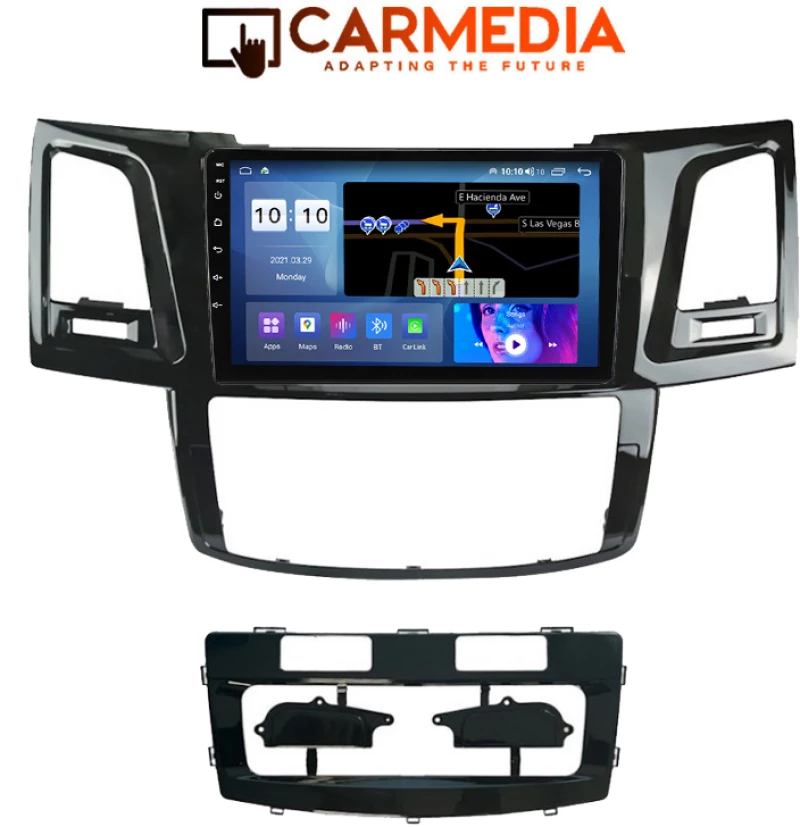 CARMEDIA CM409-13 TABLET 9'' OEM TOYOTA HILUX 2005-2011 CLIMA